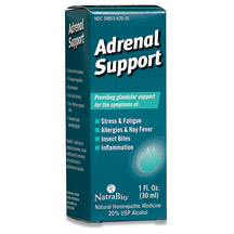 Adrenal Support 1 fl oz, NatraBio (Natra-Bio)