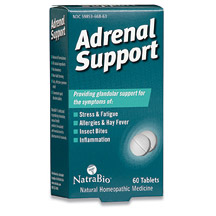 Adrenal Support 60 tabs, NatraBio (Natra-Bio)