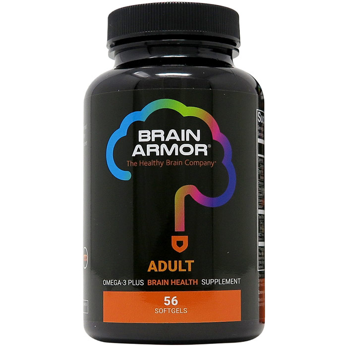 Adult Brain Nutrient Formula, 56 Softgels, Brain Armor