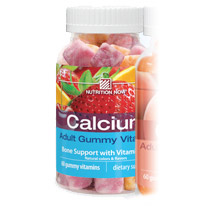 Nutrition Now Adult Calcium Gummy Vitamins, 60 Chews, Nutrition Now