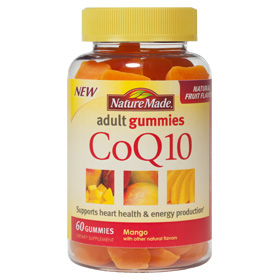 Nature Made Adult Gummies CoQ10 Chewable, Mango, 60 Gummies