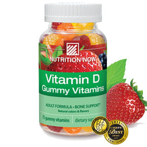 Nutrition Now Adult Vitamin D Gummy Vitamins, 75 Chews, Nutrition Now