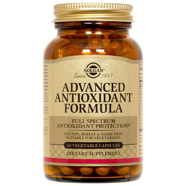 Advanced Antioxidant Formula, 60 Vegetable Capsules, Solgar