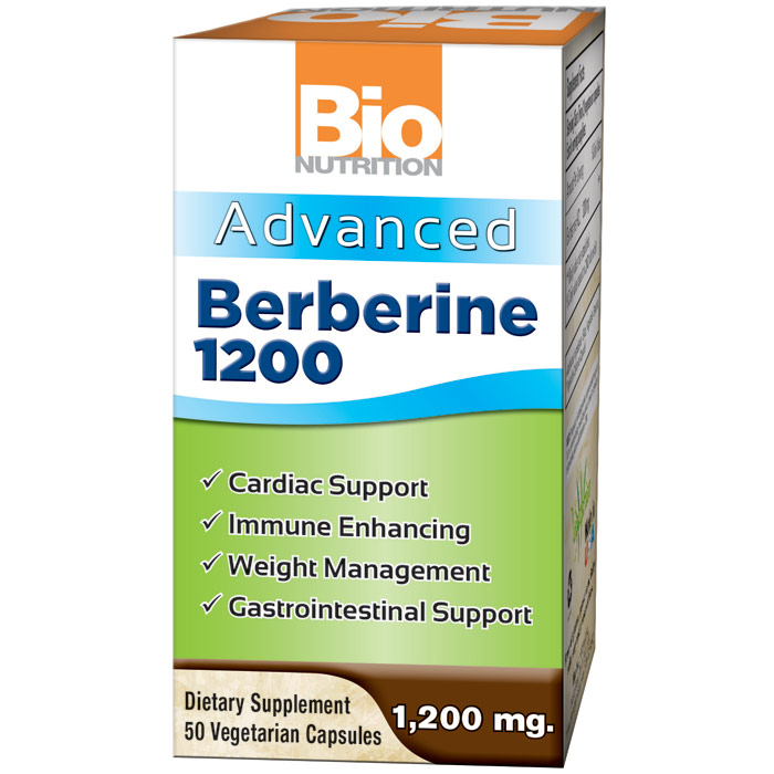 Advanced Berberine 1200, 50 Vegetarian Capsules, Bio Nutrition Inc.
