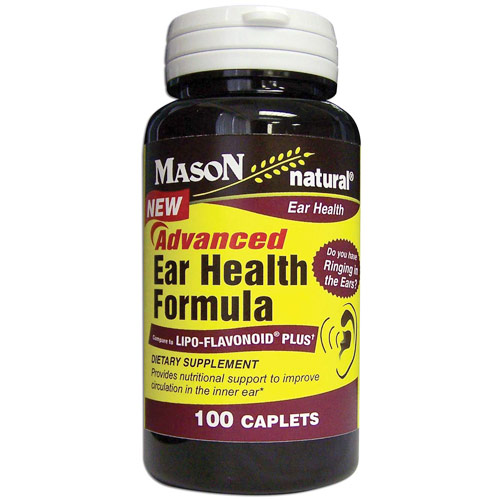 Advanced Ear Health Formula, 100 Caplets, Mason Natural