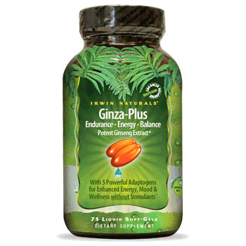 Advanced Ginza Plus, 75 Liquid Gel Caps, Irwin Naturals