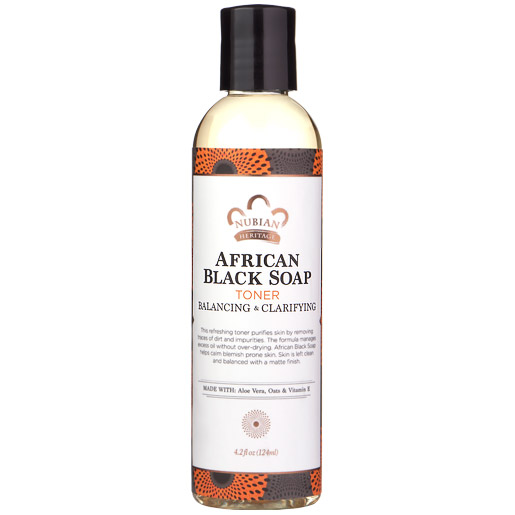African Black Soap Facial Toner, 4.3 oz, Nubian Heritage