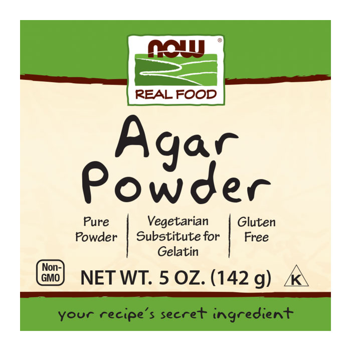 Agar Powder, Vegetarian Substitute for Gelatin, 5 oz, NOW Foods