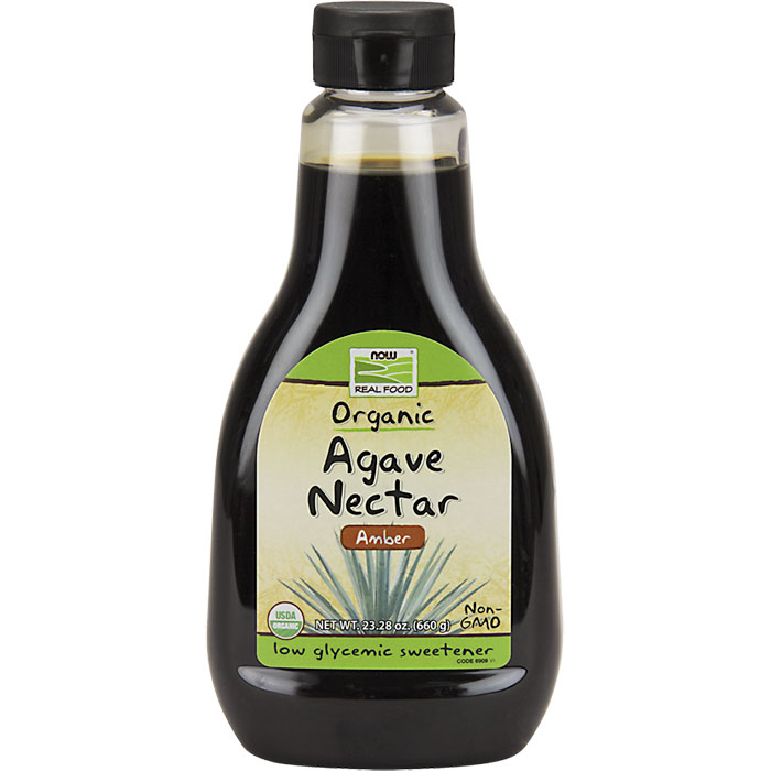 Agave Nectar - Amber, Organic, 23.28 oz, NOW Foods