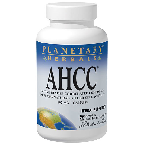 AHCC 500 mg Caps, 30 Capsules, Planetary Herbals