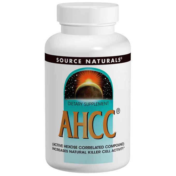 AHCC Active Hexose Correlated Compound 500mg 60 caps from Source Naturals