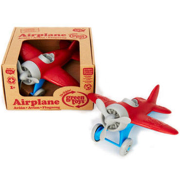 Airplane Toy, Red, 1 ct, Green Toys Inc.