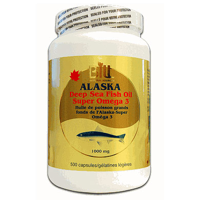 Alaska Deep Sea Fish Oil, 500 Capsules, Bill Natural Sources