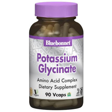 Albion Potassium Glycinate 99 mg, 90 Vcaps, Bluebonnet Nutrition
