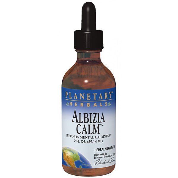 Albizia Calm Liquid, Mental Calmness, 2 oz, Planetary Herbals