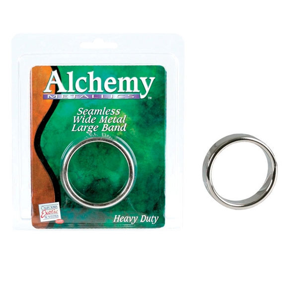 Alchemy Metallics Metal Band - Large, Heavy Duty Cock Ring, California Exotic Novelties