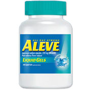 Aleve Pain Reliever Fever Reducer, Naproxen Sodium 220 mg, 160 LiquidGels