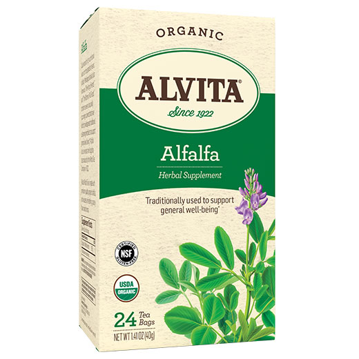 Alvita Tea Alfalfa Leaf Tea 30 tea bags, Alvita Tea