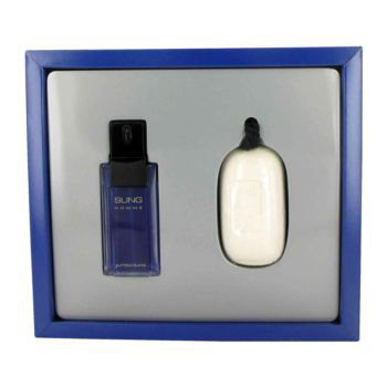 Alfred Sung Cologne for Men Gift Set (Eau De Toilette Spray & Soap on a Rope), 1 Set, Alfred Sung