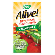 Alive! Organic Vitamin C, 120 Vegicaps, Natures Way