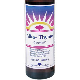 Alka-Thyme Mouthwash, 16 oz, Heritage Products