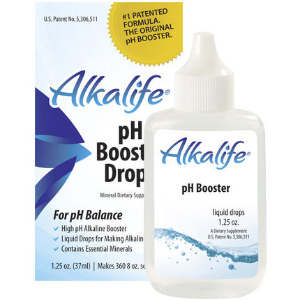 Alkalife pH Booster Drops, 1.25 oz (Liquid Drops for Making Alkaline Water)