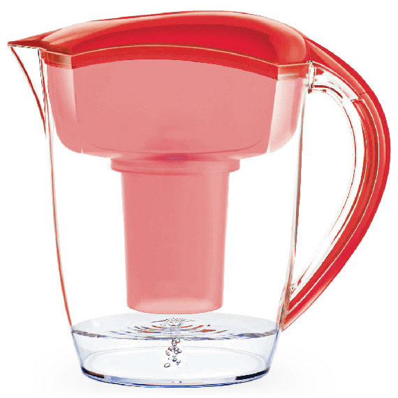 Alkaline Water Pitcher - Red, Santevia Water Systems
