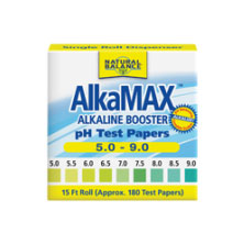 AlkaMax pH Papers, PH Test Paper, 15 ft, Natural Balance