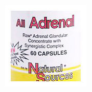 All Adrenal, 60 Capsules, Natural Sources