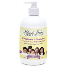 All Natural Hair Conditioner, Lavender Chamomile, 16 oz, Natures Baby Products