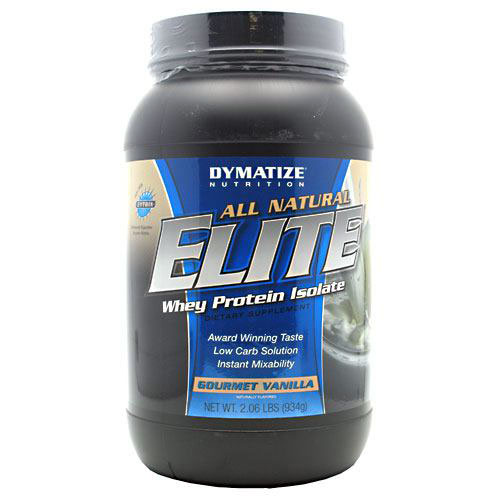 All Natural Elite Whey Protein Isolate, 2 lb, Dymatize Nutrition