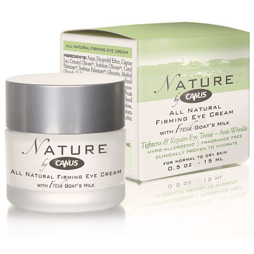 All Natural Firming Eye Cream, with Fresh Goat's Milk, 0.5 oz, Canus Vermont