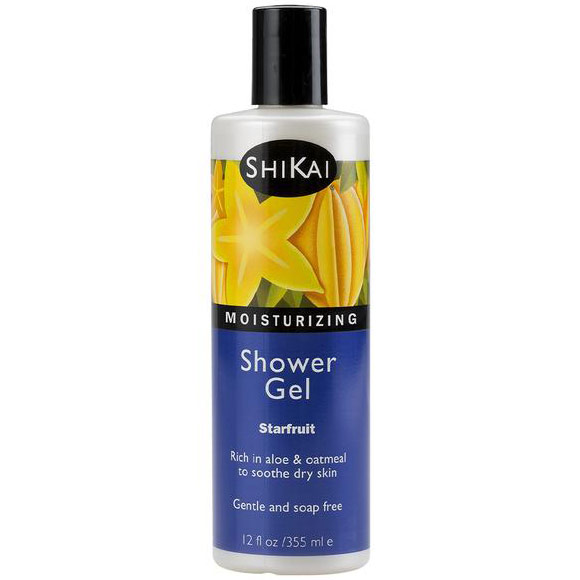 All Natural Moisturizing Shower Gel, Starfruit, 12 oz, ShiKai