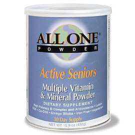 All One Nutritech Active Seniors Formula 30 Day Supply 15.9 oz Powder, All One Nutritech