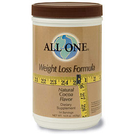 All-One Weight Loss Cocoa 14 Day Supply, 14.8 oz, All One Nutritech