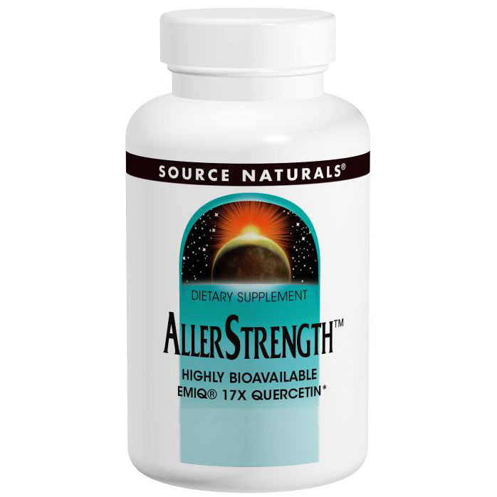 AllerStrength, Highly Bioavailable Quercetin, 60 Tablets, Source Naturals