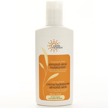 Almond-Aloe Facial Moisturizer Fragrance-Free, 5 oz, Earth Science