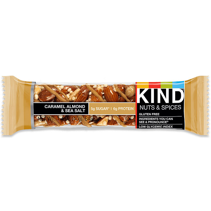 Caramel Almond & Sea Salt Bar, 1.4 oz x 12 Bars, KIND Bars