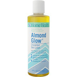 Almond Glow Lotion - Unscented Skin Lotion 8 oz from Home Health