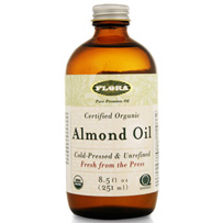 Almond Oil, Certified Organic, 8.5 oz, Flora Health