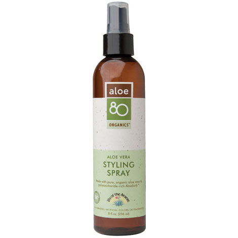 Aloe Vera 80 Aloe 80 Organics Styling Spray 8 oz