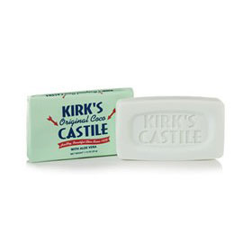 Aloe Vera Coco Castile Bar Soap, Travel Size, 1.13 oz, Kirks Natural