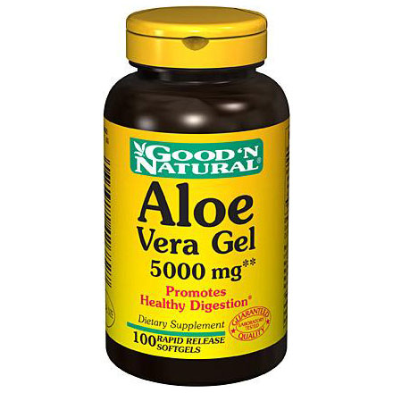 Good 'N Natural Aloe Vera Gel, 100 Softgels, Good 'N Natural