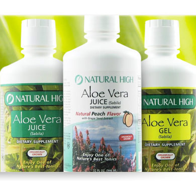 Aloe Vera Juice, 1 Gallon, Natural High