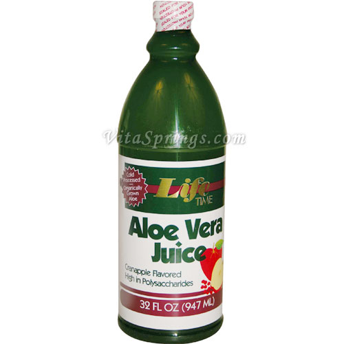 Aloe Vera Juice Cranapple Flavor 32 oz LifeTime