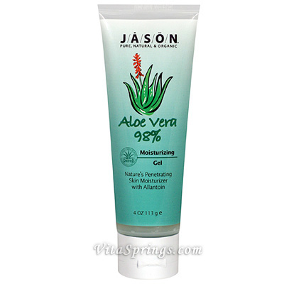 Jason Natural Aloe Vera Super Gel 98% Tube 4 oz, Jason Natural
