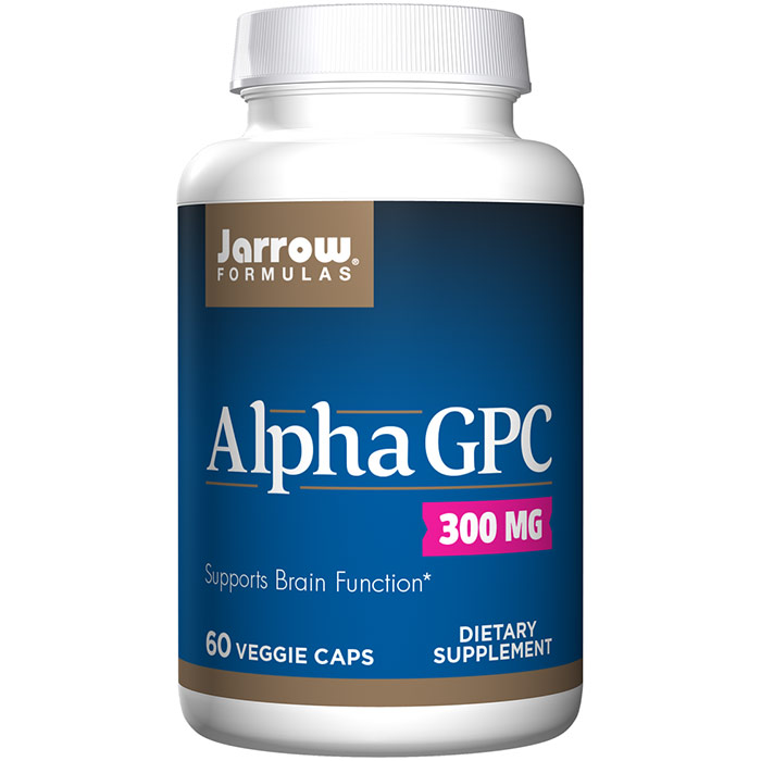 Alpha GPC 300 mg 60 vegetarian caps, Jarrow Formulas
