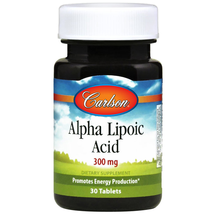 Alpha Lipoic 300 mg, 30 Tablets, Carlson Labs