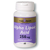 Thompson Nutritional Alpha Lipoic Acid 250mg 60 caps, Thompson Nutritional Products