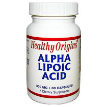 Alpha Lipoic Acid 300 mg, 60 Capsules, Healthy Origins